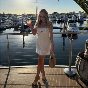 Cutout mini dress